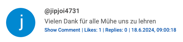 YouTube Comment Screenshot