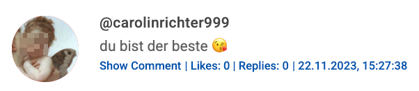 YouTube Comment Screenshot