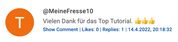 YouTube Comment Screenshot