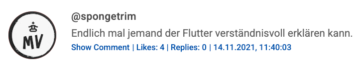 YouTube Comment Screenshot